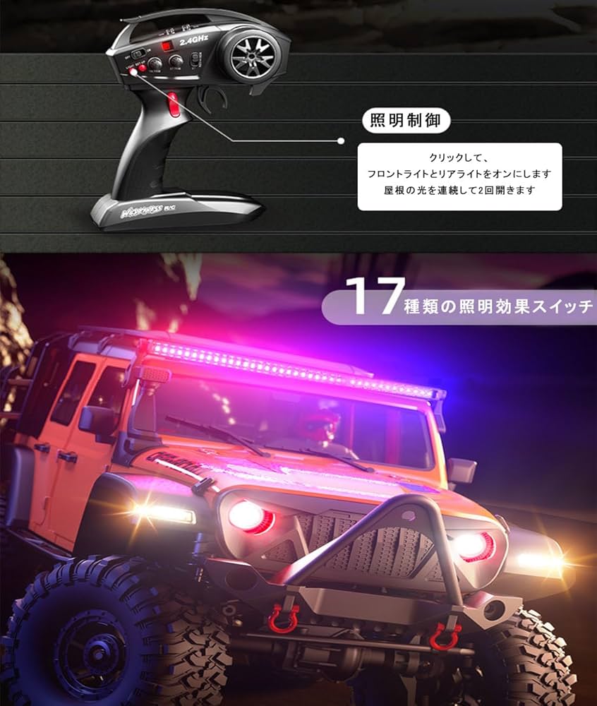 Amazon.co.jp: ラジコン オフロードカー 1/10ラジコンカー 1